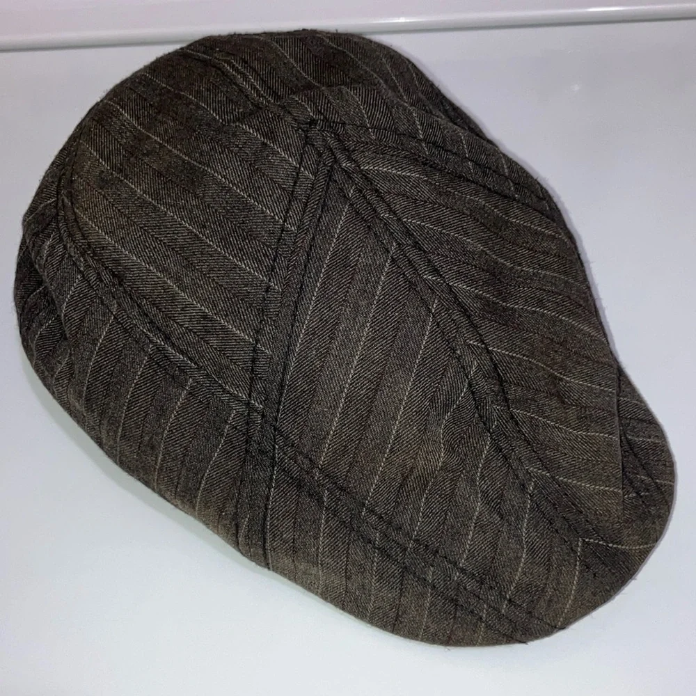 Goorin Bros flat golf hat news boy driving cap EUC